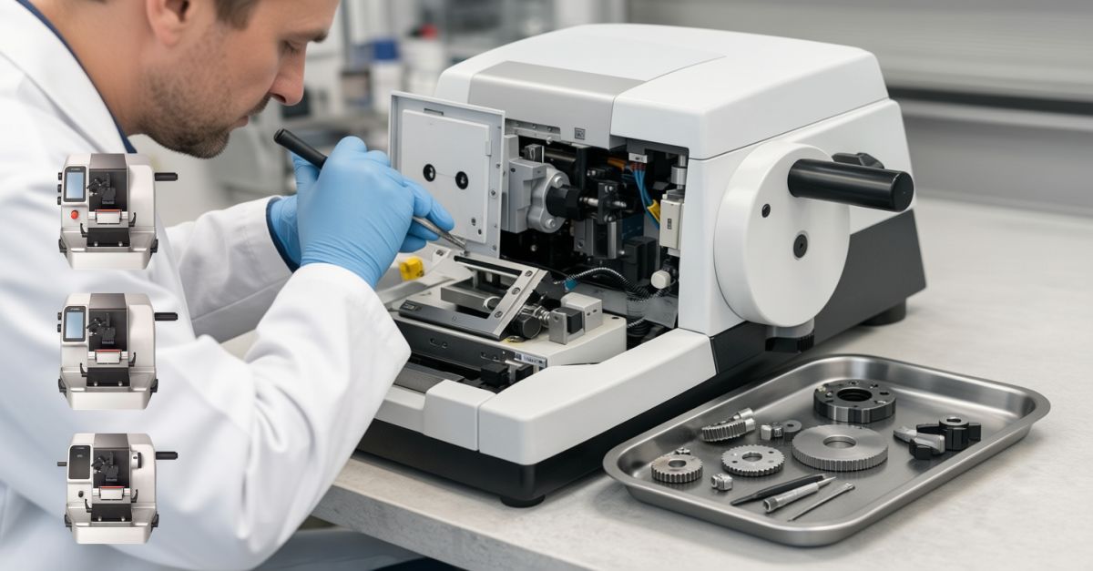 The Complete Guide to Rotary Microtome Maintenance, Preventive Servicing & Repair